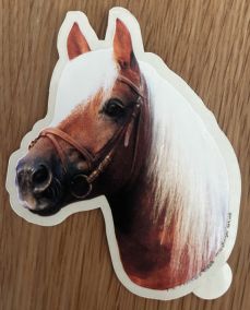 Aufkleber 6 - Pferdekopf